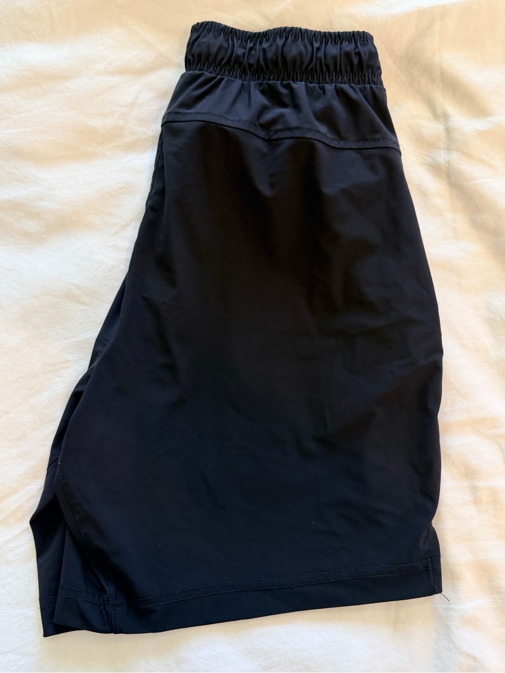 Men’s Jockey Black Athletic Shorts with Elastic Waistband